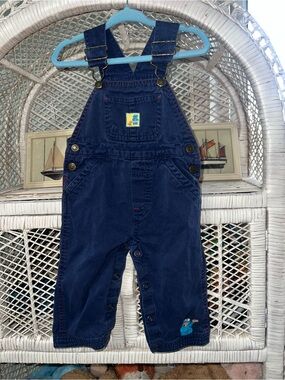 Vintage y2k baby Cookie Monster overalls